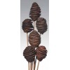 SPIRAL CONES Natural 16"-
